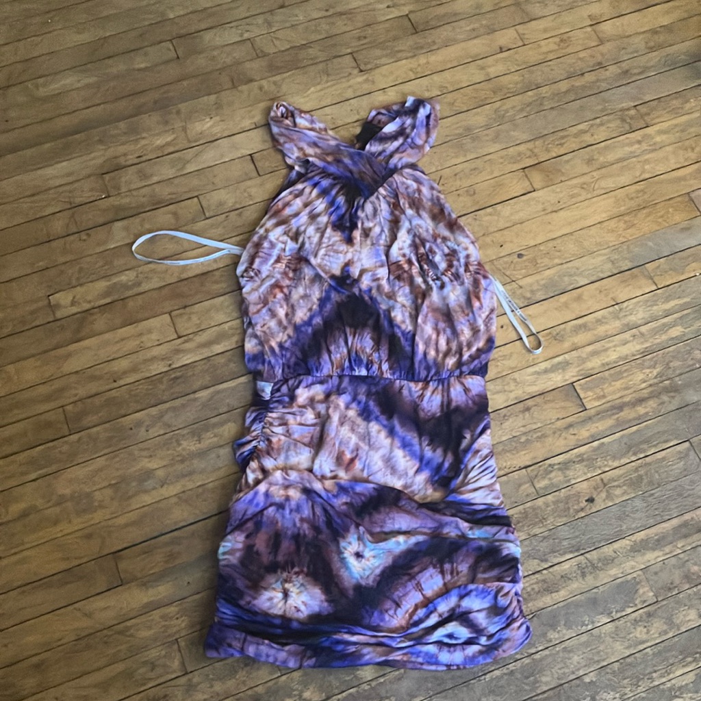 Tie Dye Sexy Dress Nwt Xs